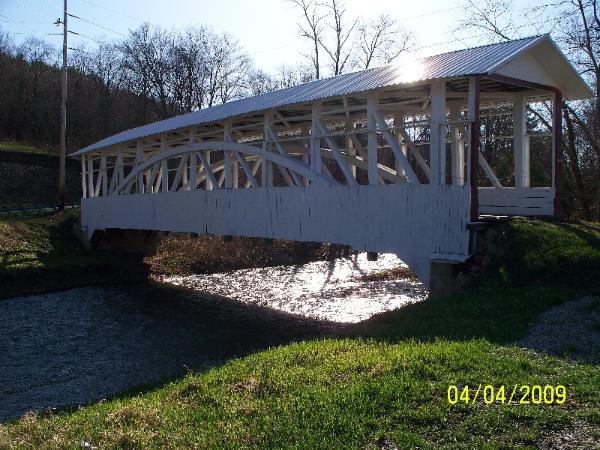 Bowsers Covered Bridge 38-05-22 Osterburg Bedford County Pa