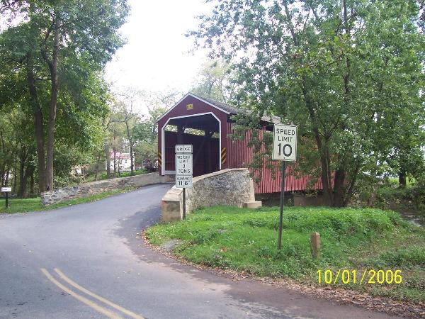Zooks Mill Covered Bridge 38-36-14 Lancaster County Pa